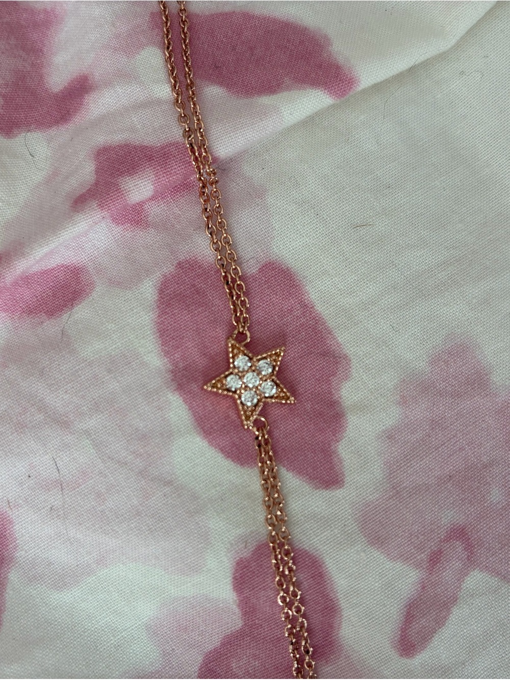 OLIVIA BURTON Rose Gold Star Bracelet